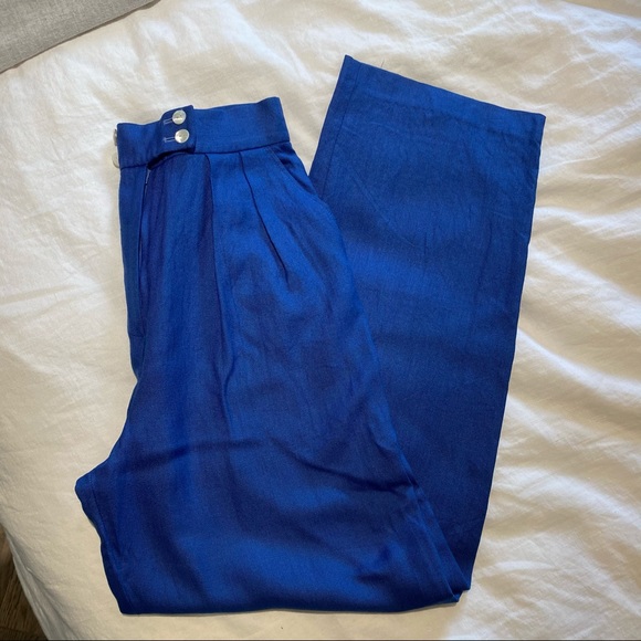 Vintage Linen Blend Trousers - Picture 5 of 8